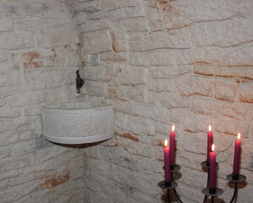 interieur cave vasque en pierre